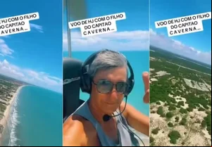 Piloto fez live momentos antes da queda