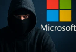 Hacker / Microsoft Logo